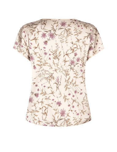Blouse fluide grande taille en satin à motif floral Rinascimento Curvy