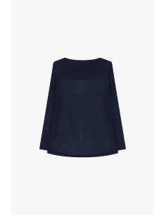 Dixie T-shirt met lange mouwen, ronde hals en comfortabele pasvorm 2