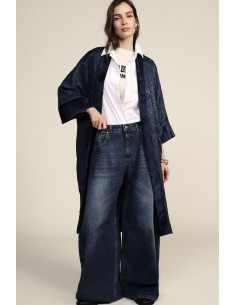 Cappotto Duster Jacquard Con Ampie Maniche Dixie - Vestiti Firmati ...