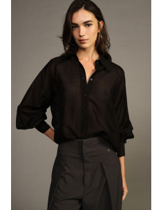 Camicia Svasata Con Maniche Ampie E Trasparenze Dixie - Vestiti Fir...