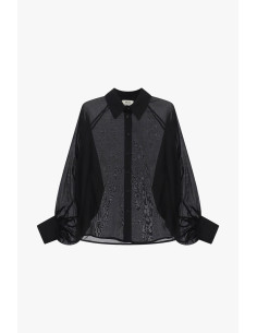 Camicia Svasata Con Maniche Ampie E Trasparenze Dixie - Vestiti Fir... 2