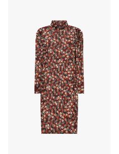 Abito A Fiori Con Collo Alto E Maniche Lunghe Dixie - Vestiti Firma... 2