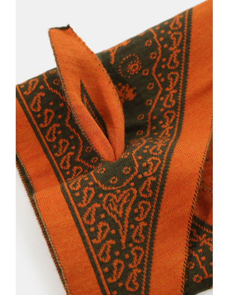 Foulard jacquard à motif bandana avec détail logo Dixie - Militaire