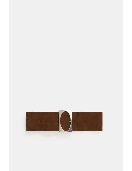 Ceinture Large Avec Boucle Ovale Et Franges Dixie