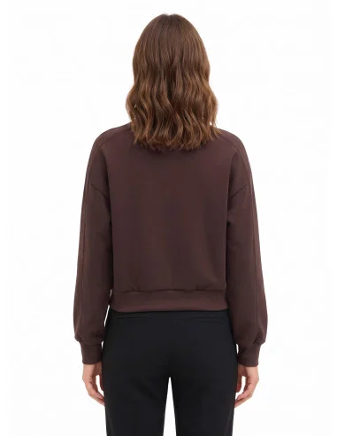 Sweat-shirt Rinascimento - Marron foncé