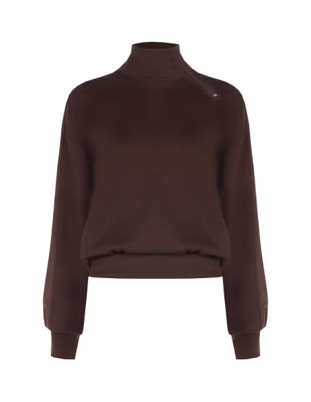 Sweat-shirt Rinascimento - Marron foncé