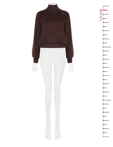 Sweat-shirt Rinascimento - Marron foncé