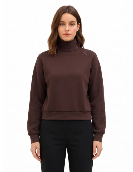 Sweater Rinascimento - Donkerbruin