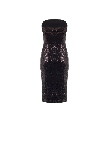 Robe fourreau recouverte de paillettes Rinascimento