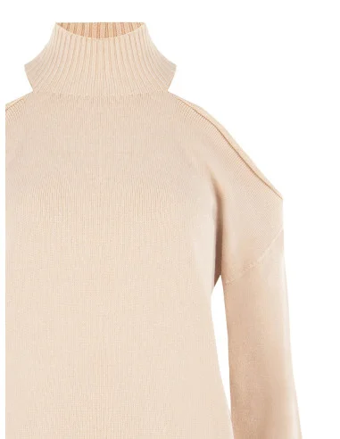 Pull léger en mélange de viscose avec découpes aux épaules Rinascimento