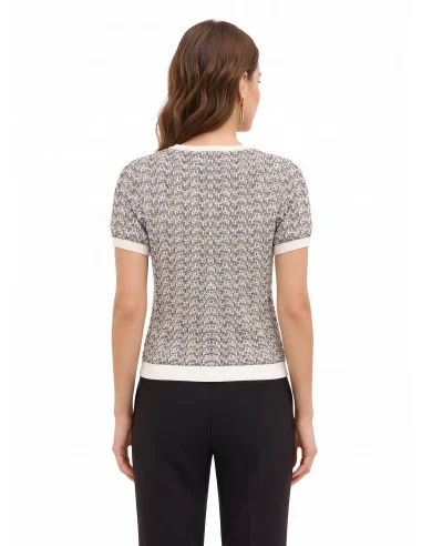 Pull en tweed avec lurex Rinascimento