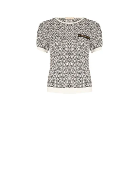 Pull en tweed avec lurex Rinascimento