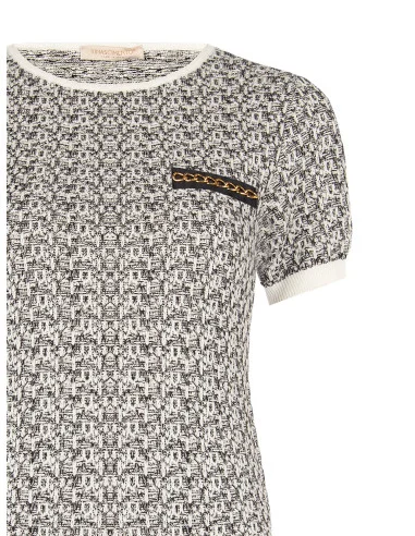 Pull en tweed avec lurex Rinascimento