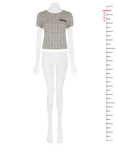 Pull en tweed avec lurex Rinascimento