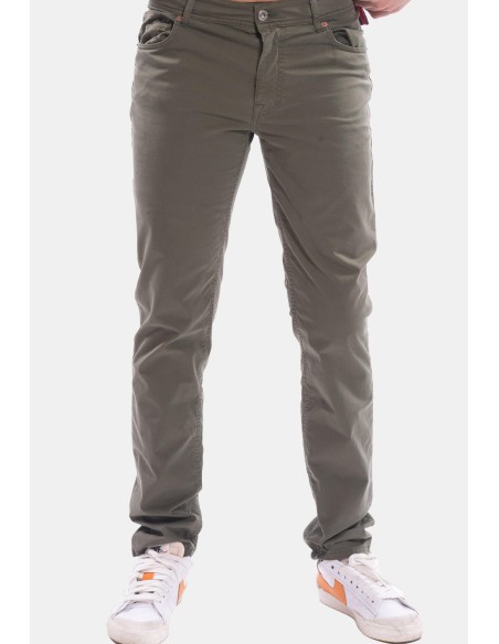 Rodrigo-broek met 5 zakken in effen kleur