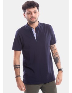 T-shirt à col mao Rodrigo