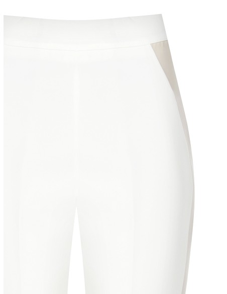 Pantalon droit avec bande contrastante Rinascimento