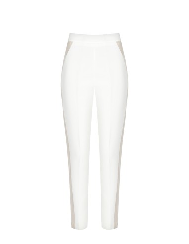 Pantalon droit avec bande contrastante Rinascimento