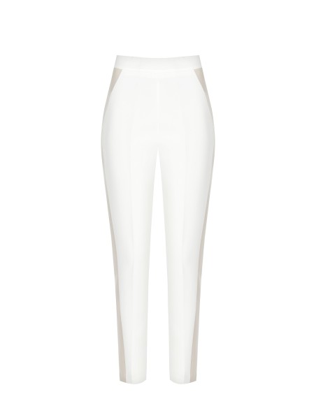 Rechte broek met contrasterende bies van Rinascimento