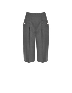 Pantalon cropped en tissu masculin Rinascimento