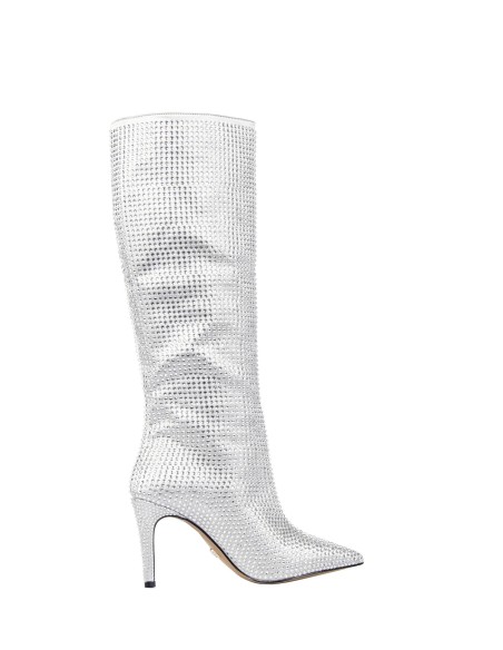 Hoge laarzen met strass Rinascimento