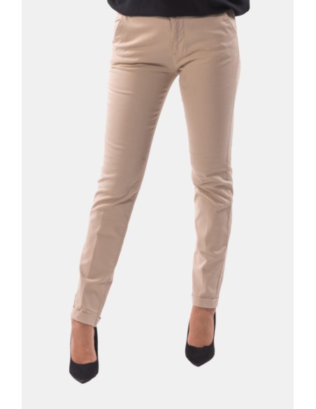 Chino regular en gabardine Fracomina