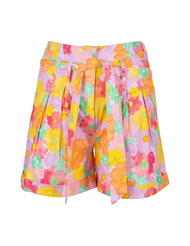 Short regular à motif floral Fracomina