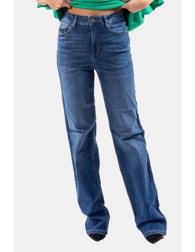 Jean regular push-up en denim avec délavage moyen Fracomina