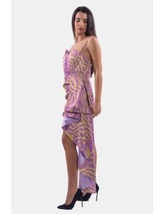 Slim-fit jurk met dierenprint van Fracomina 2