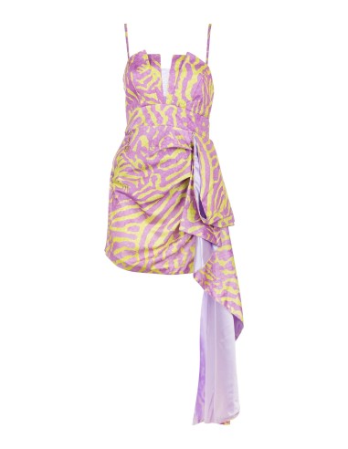 Robe cintrée à imprimé animalier Fracomina