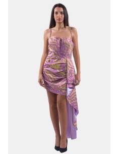 Robe cintrée à imprimé animalier Fracomina