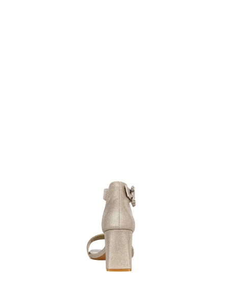 Sandales avec bijou sur la bride Rinascimento