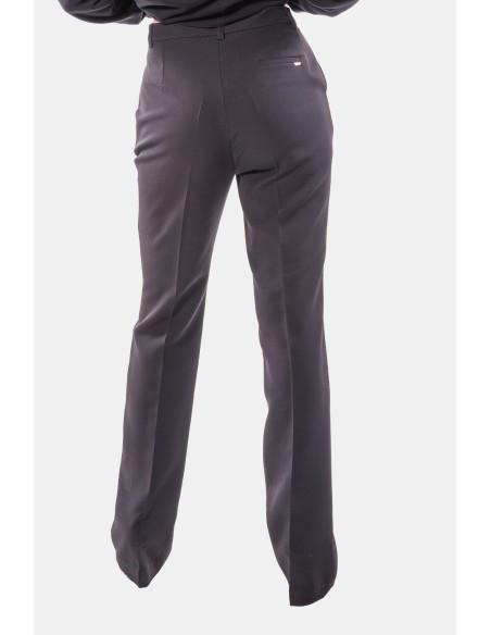 Pantalon large palazzo en tissu technique Fracomina