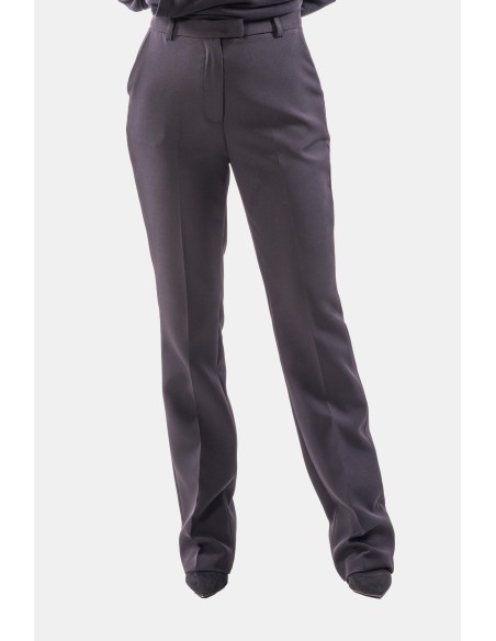 Pantalon large palazzo en tissu technique Fracomina