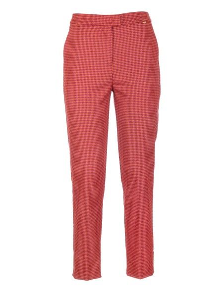 Regular broek van technische stof Fracomina