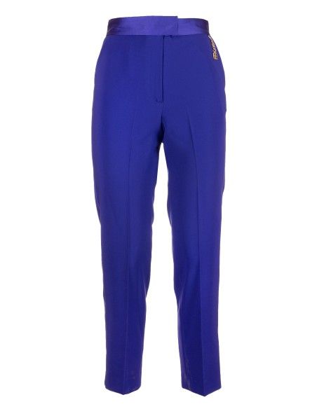 Pantalon regular en tissu technique Fracomina