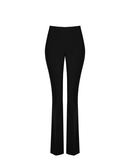 Flared broek van technische stof van Rinascimento