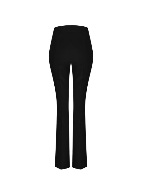 Flared broek van technische stof van Rinascimento