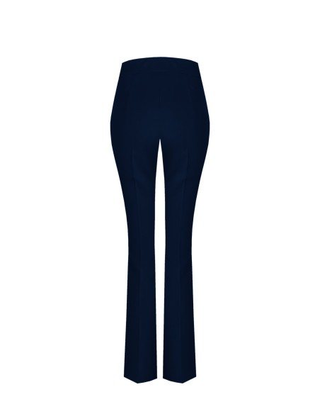 Flared broek van technische stof van Rinascimento