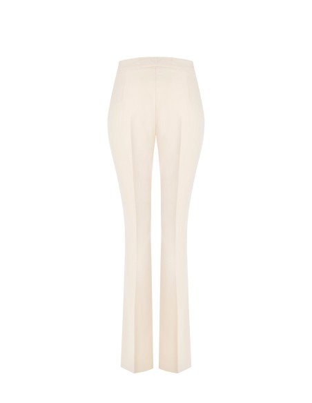 Flared broek van technische stof van Rinascimento