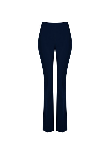 Flared broek van technische stof van Rinascimento