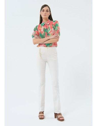 Pantalon bootcut uni Fracomina