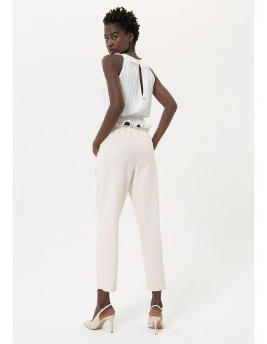 Pantalon regular modèle jogger Fracomina