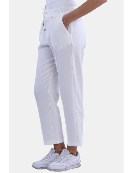 Pantalon regular modèle jogger Fracomina