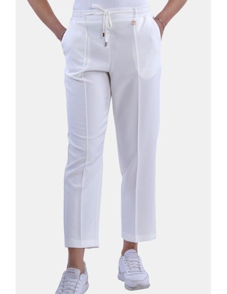 Pantalon regular modèle jogger Fracomina