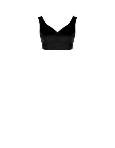 Cropped top van satijn van Rinascimento