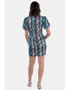 Regular mini-jurk met dierenprint van Fracomina 2