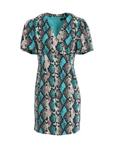 Robe mini regular à imprimé animalier Fracomina