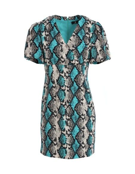 Robe mini regular à imprimé animalier Fracomina