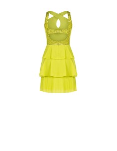 Robe courte à volants en sequins Rinascimento 2